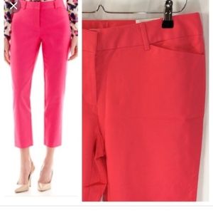 Liz clairborne career cropped pant red